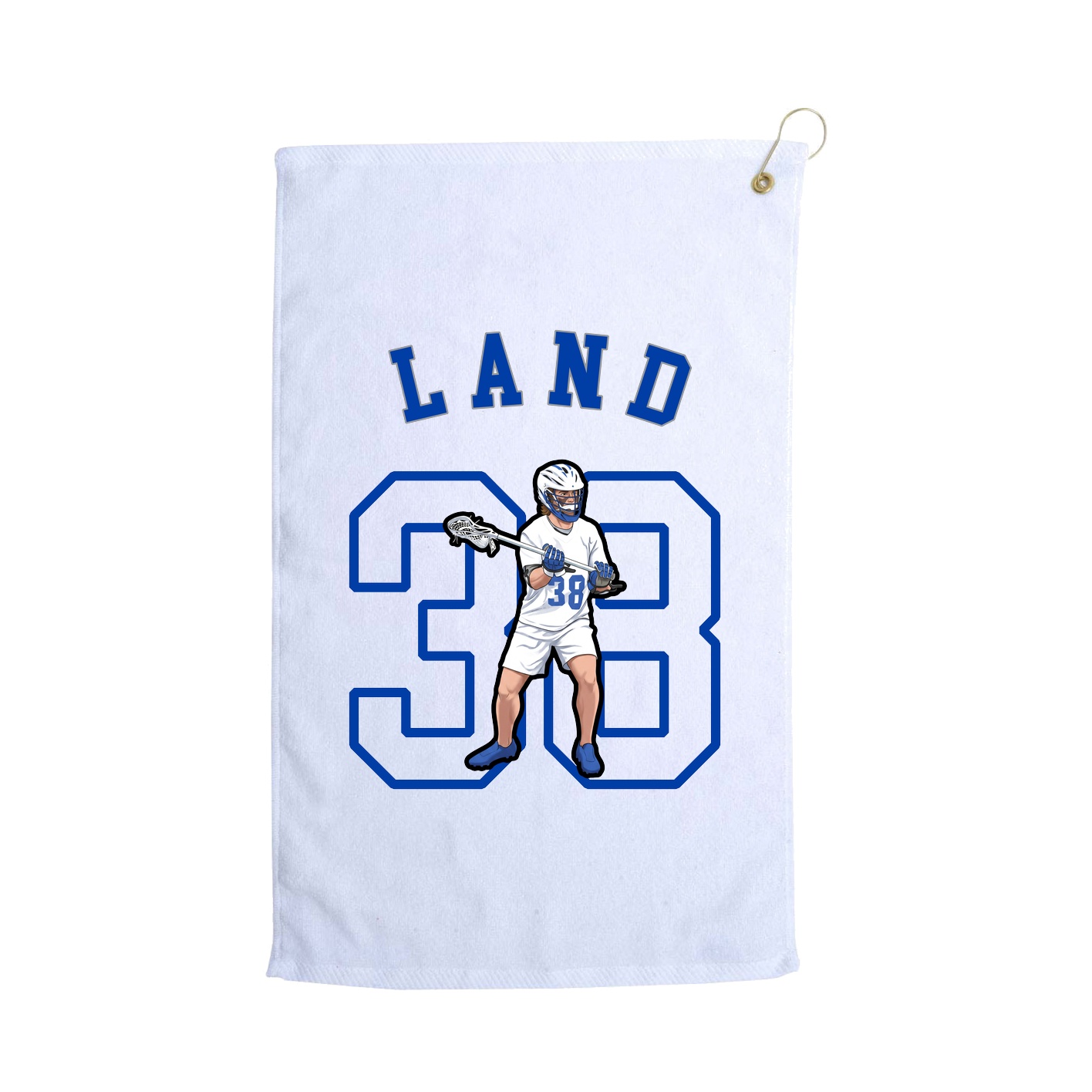 Golf Towel — Shirsey Arch in White