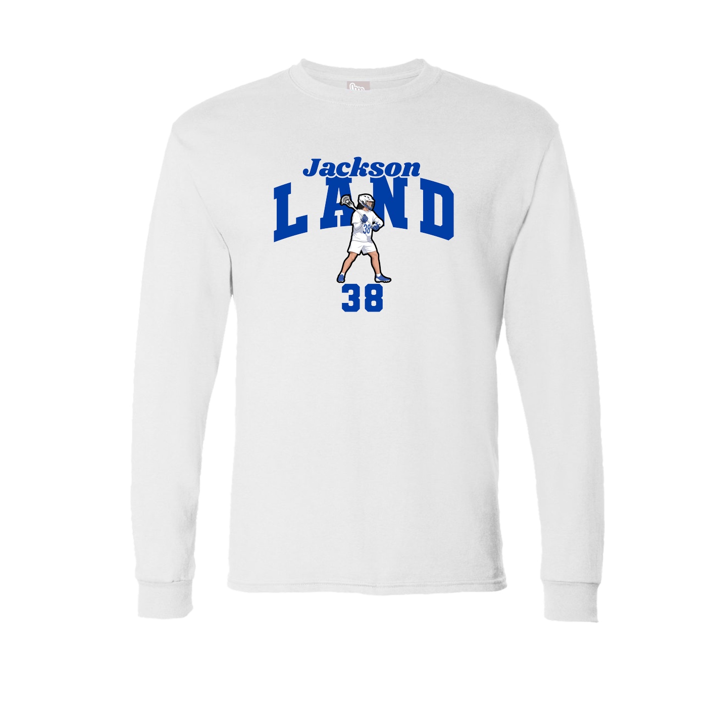 Long Sleeve Tee — Signature Arch in White