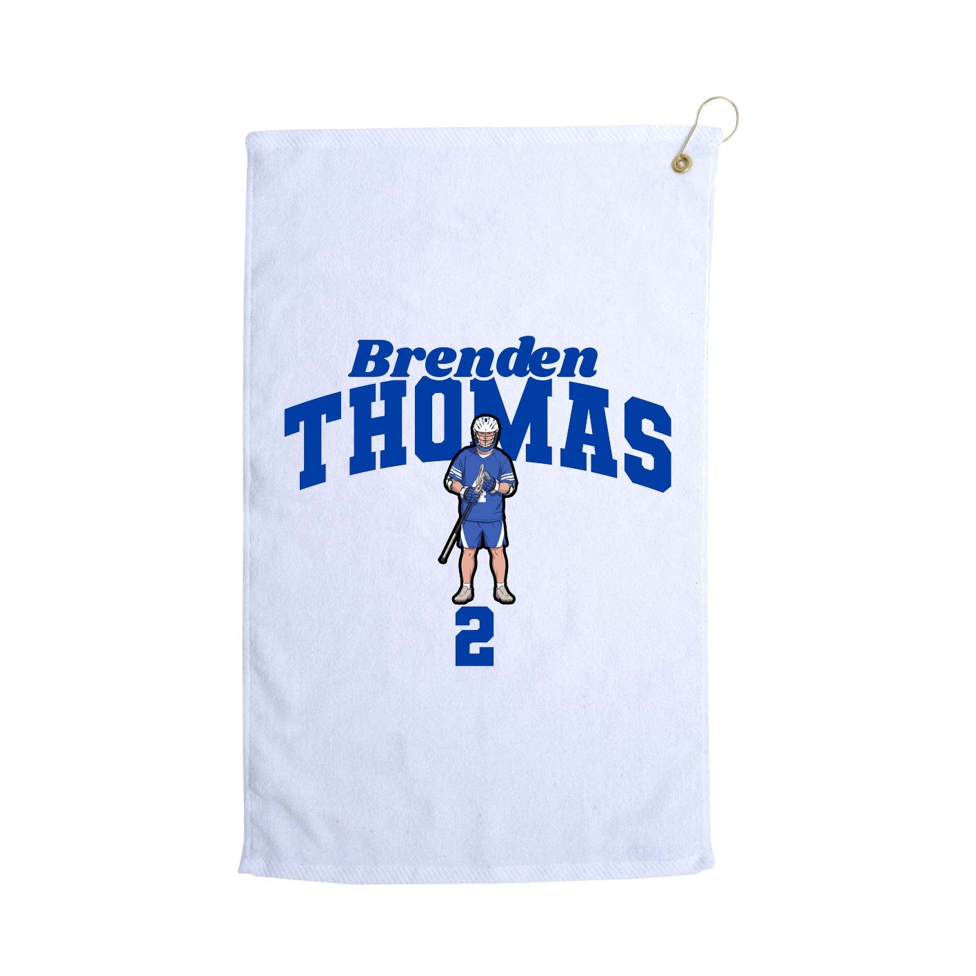 Golf Towel — Signature Arch in White