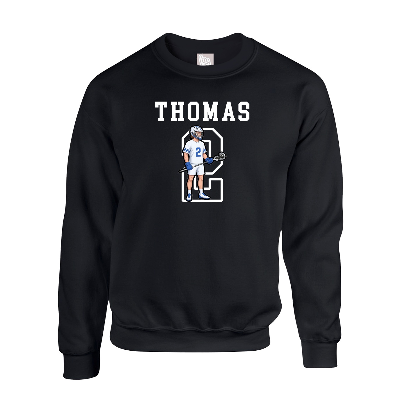 Fleece Crew — Shirsey in Black