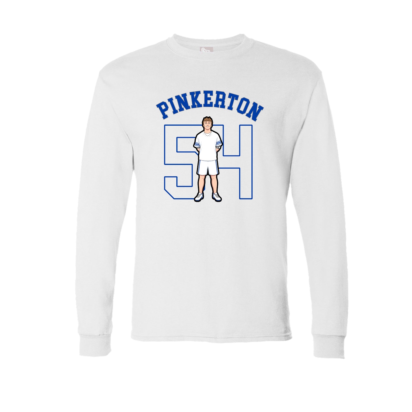 Long Sleeve Tee — Shirsey Arch in White