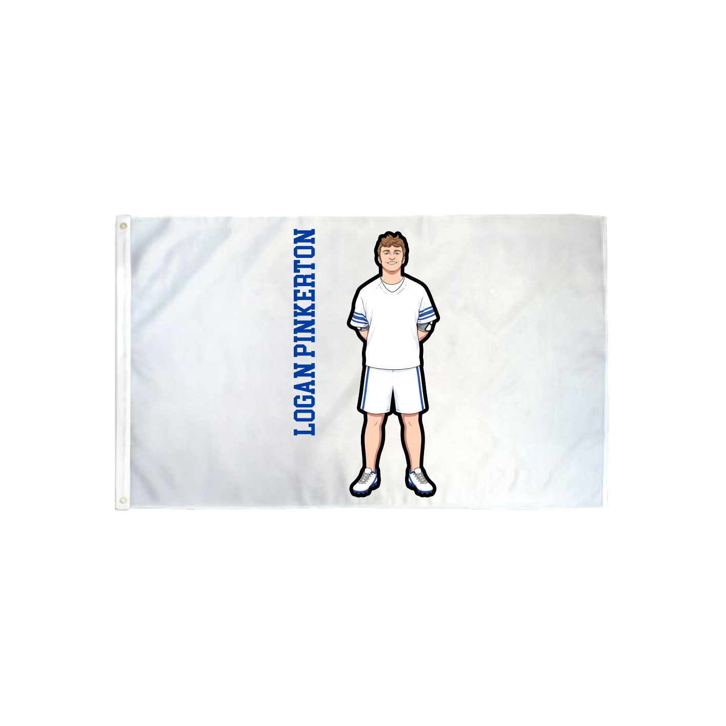 3x5 Flag — Name Vertical in Classic