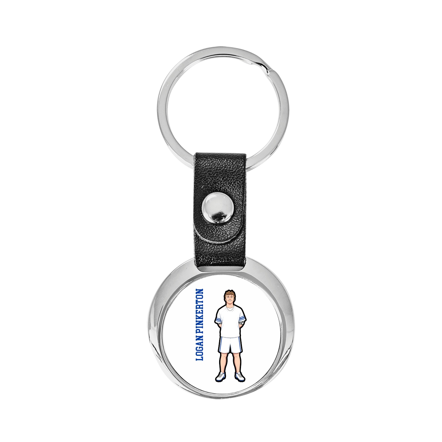 Key Chain — Name Vertical in Classic