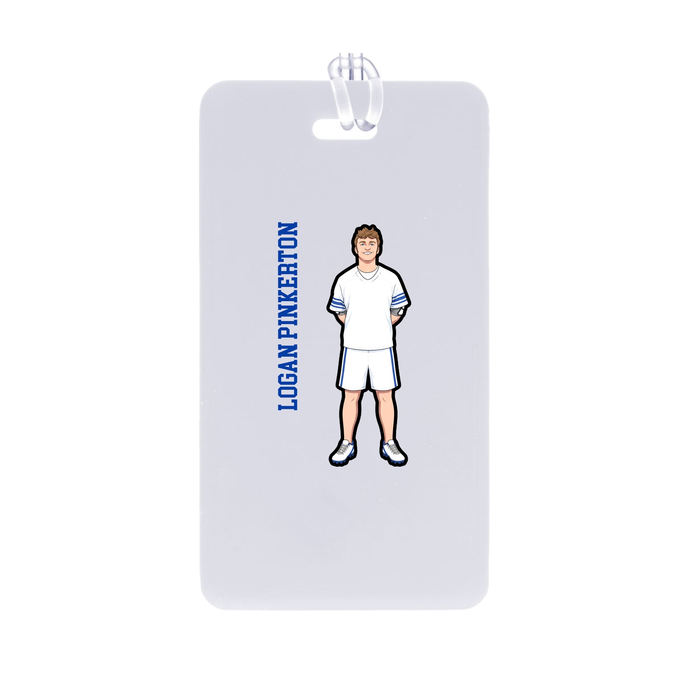 Bag Tag — Name Vertical in Classic