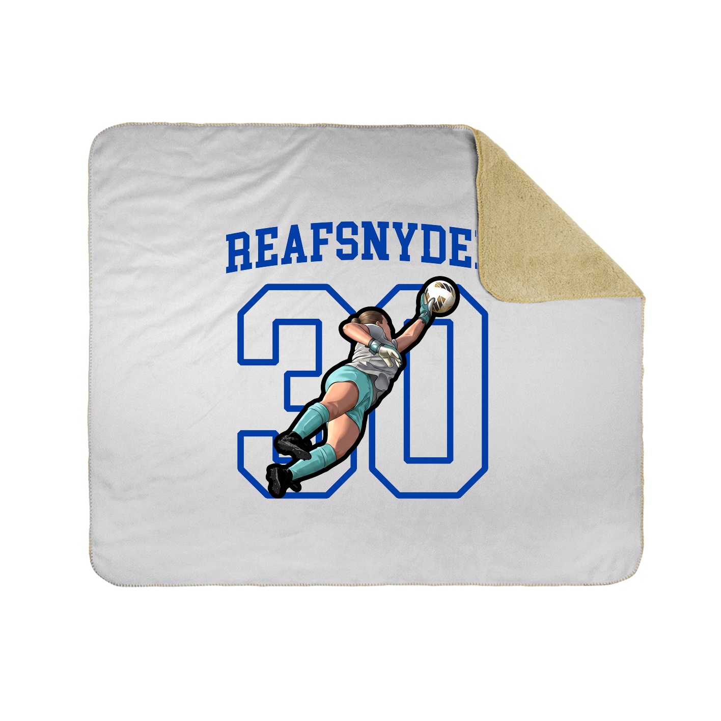Throw Blanket — Shirsey in White