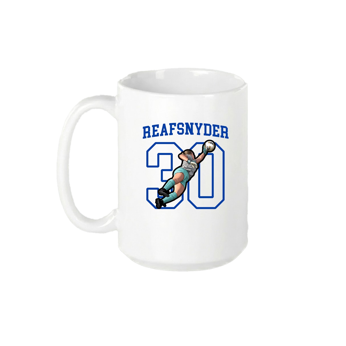 15oz Coffee Mug — Shirsey in White