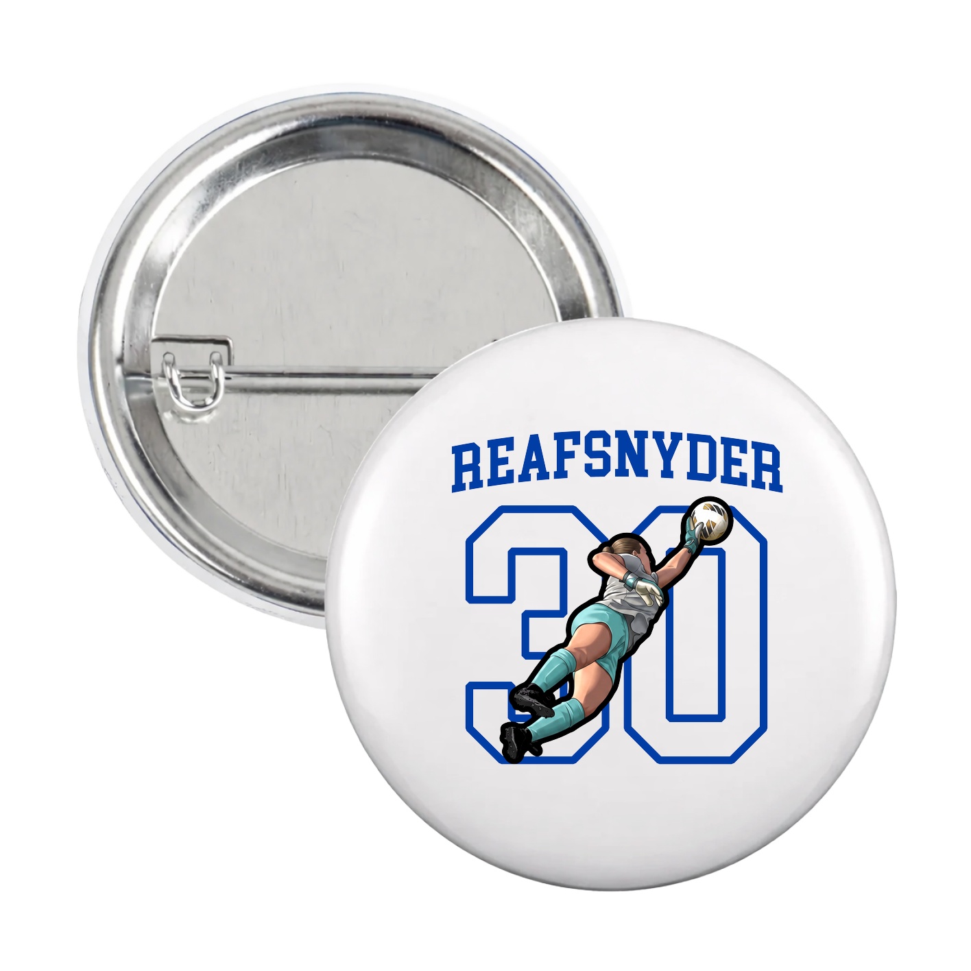 Game Day Button — Shirsey in White