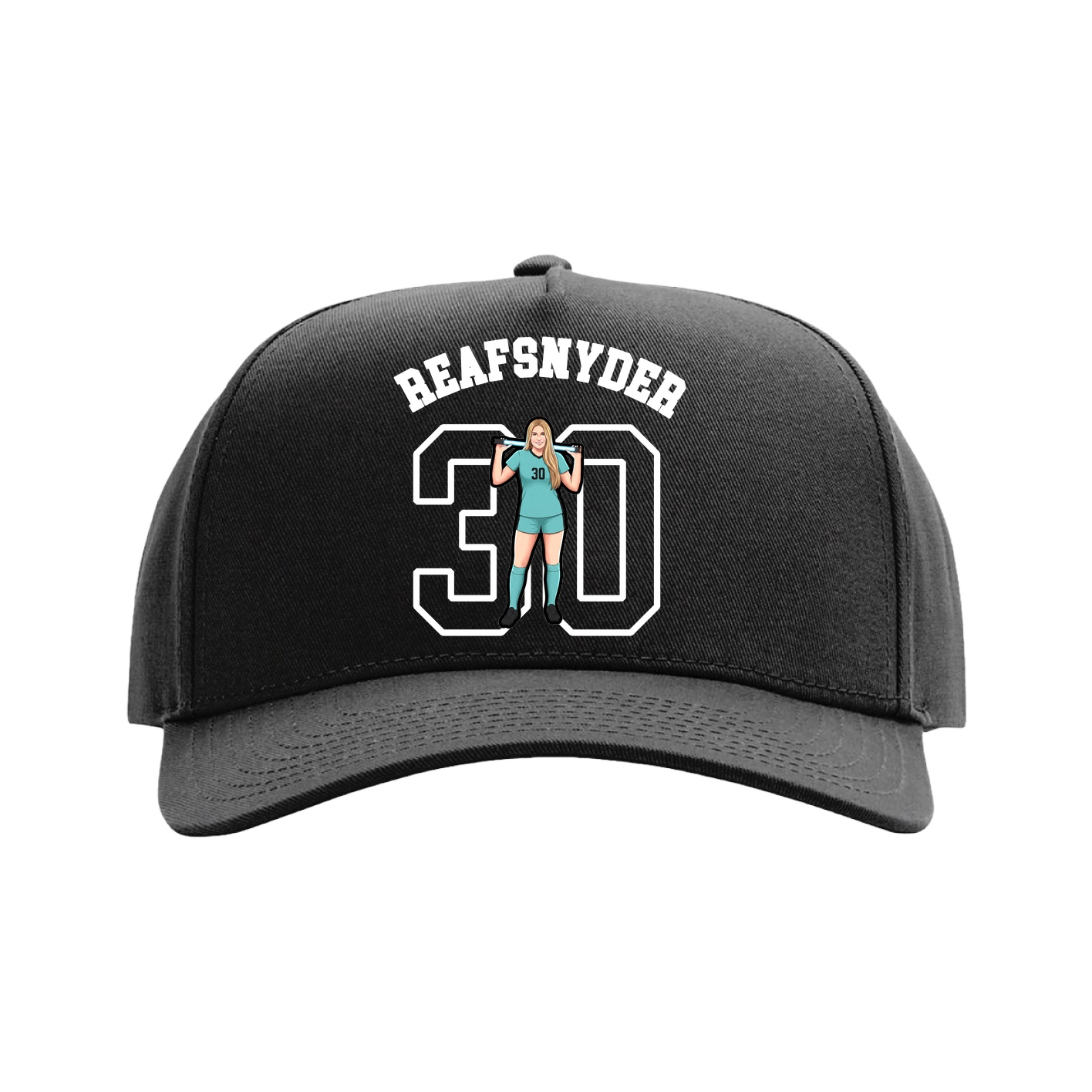 Full Fabric Five-Panel Champ Cap