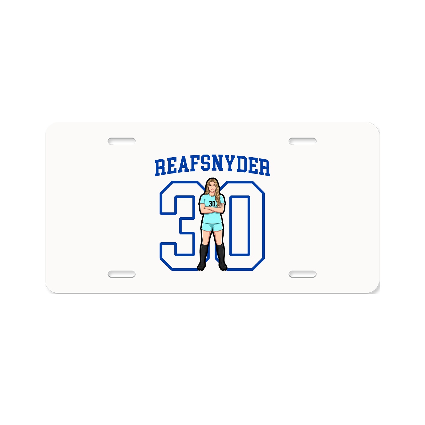License Plate — Shirsey in Classic