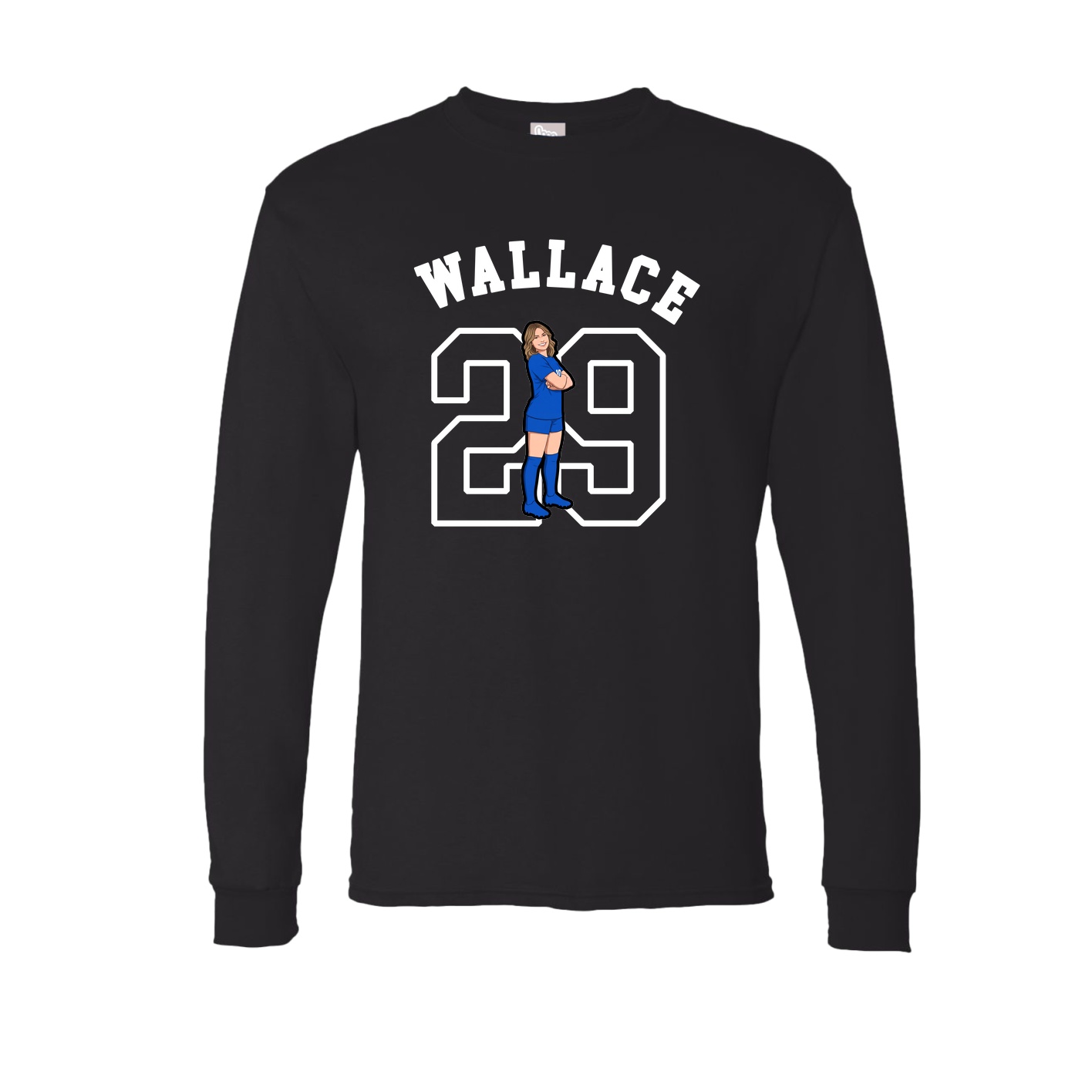 Long Sleeve Tee — Shirsey Arch in Black
