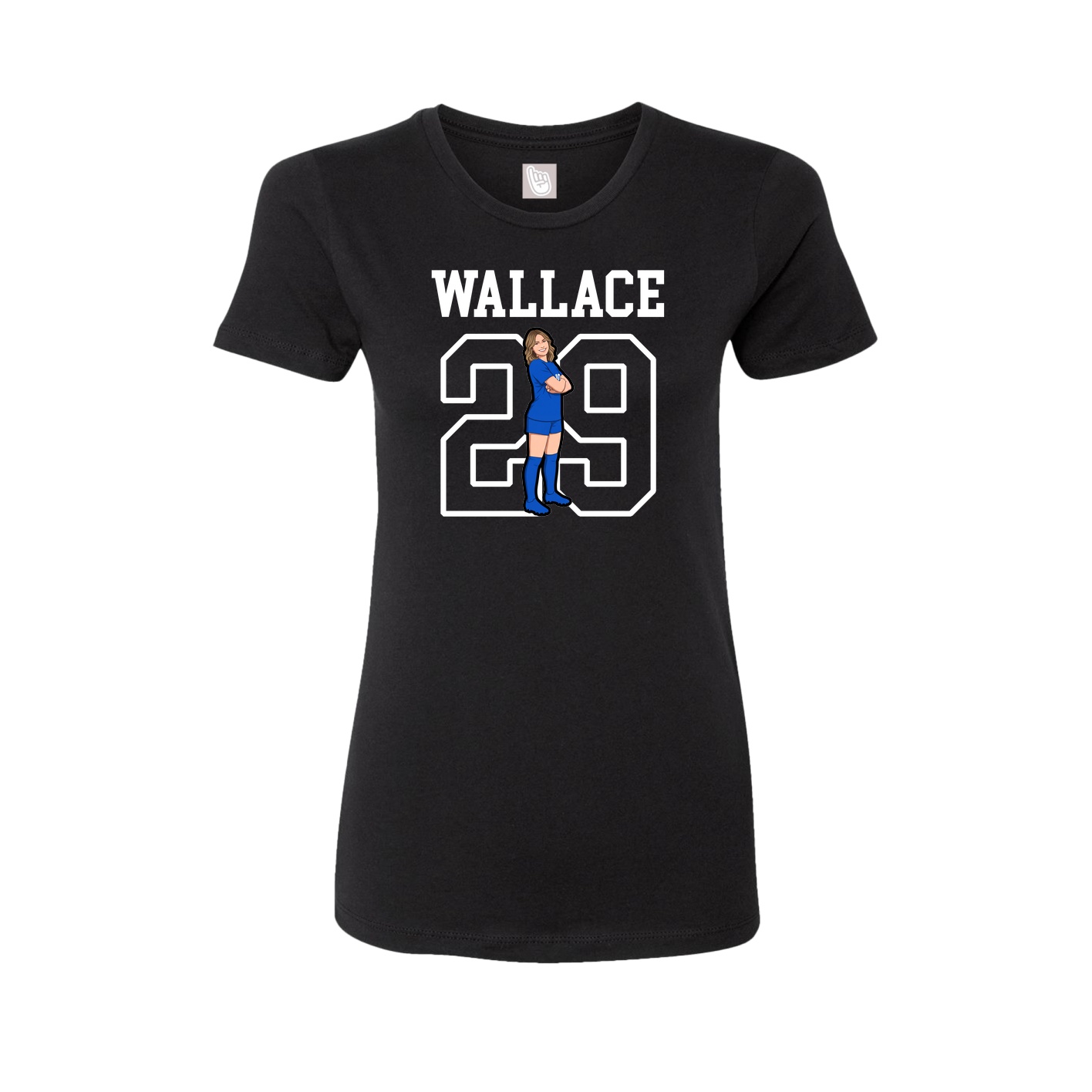 Fitted Women's Tee — Shirsey in Black