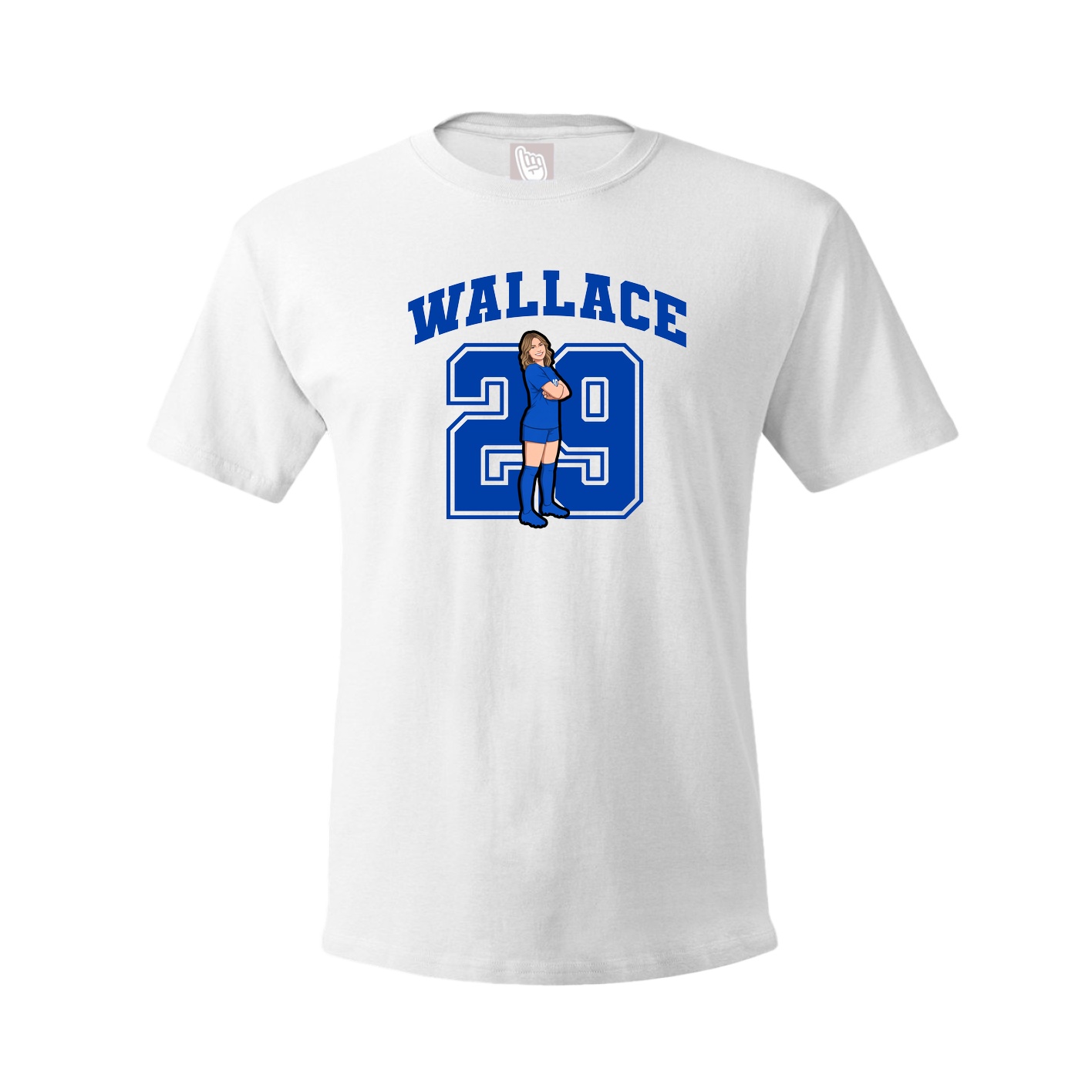 Tee — Number in White