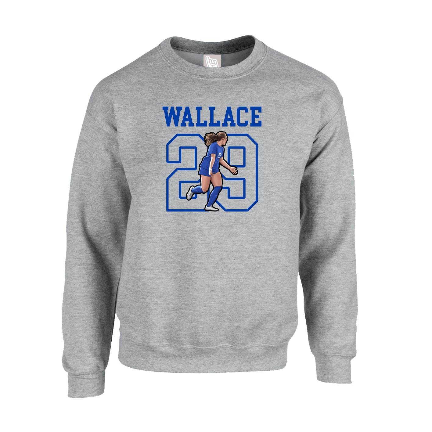 Fleece Crew — Shirsey in Grey
