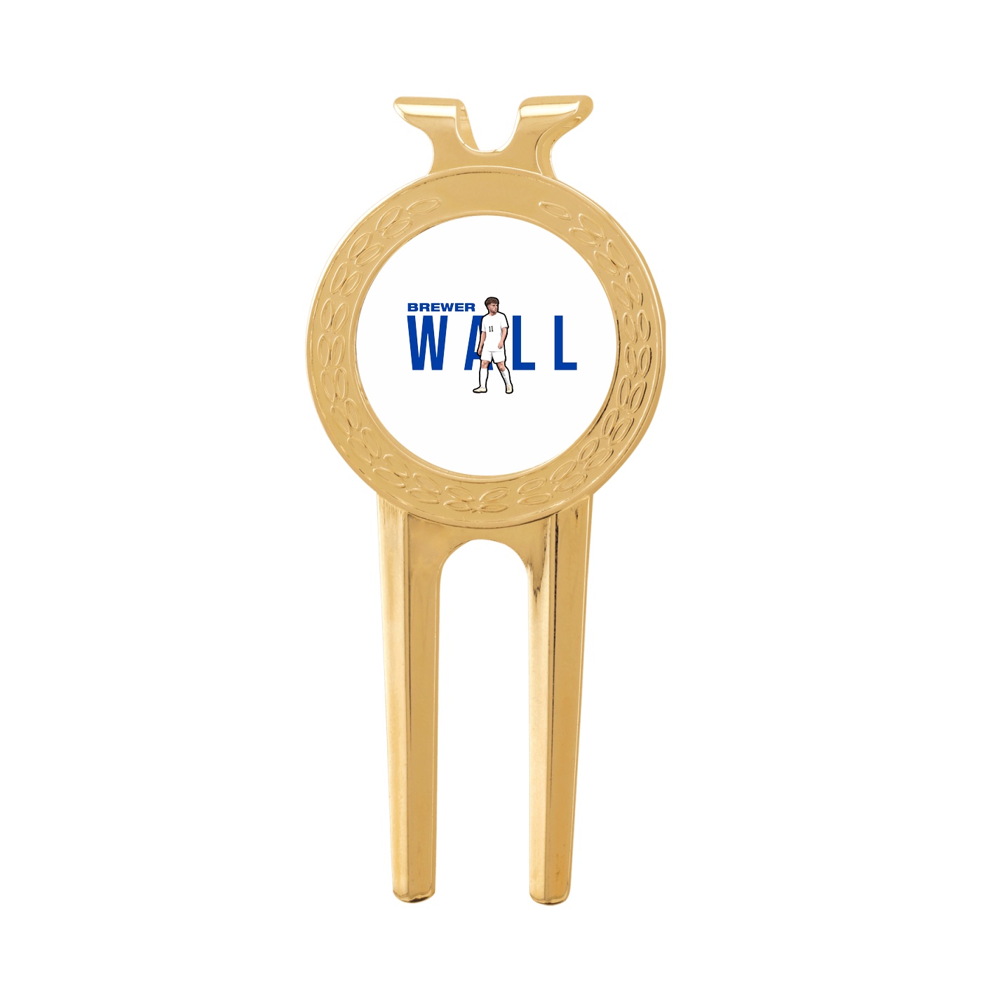 Divot Tool with Ball Marker — Player Name in Classic