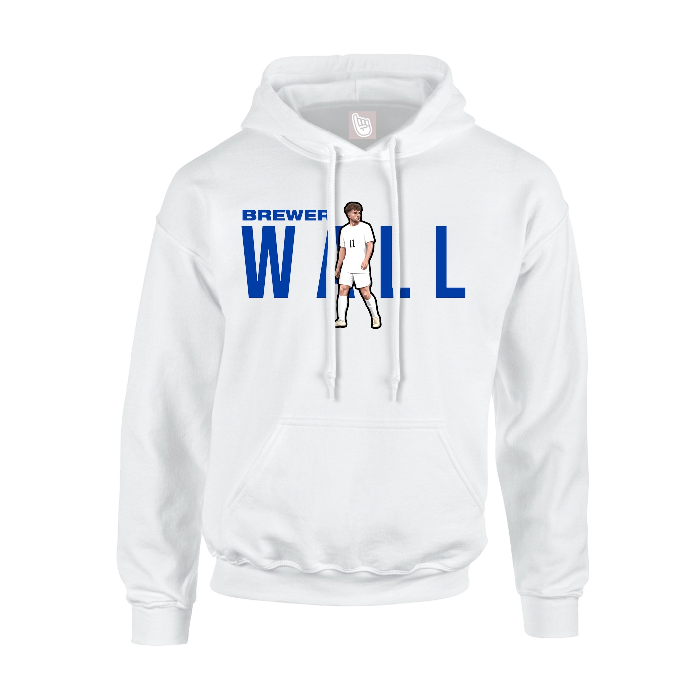 Hoodie — Player Name in White