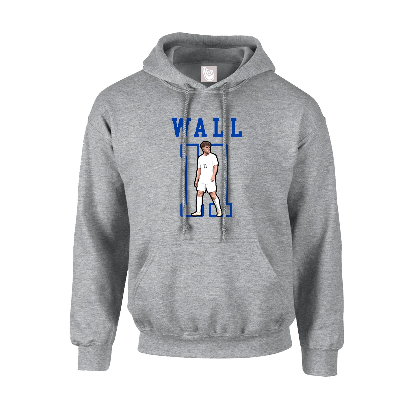 Hoodie — Shirsey in Grey
