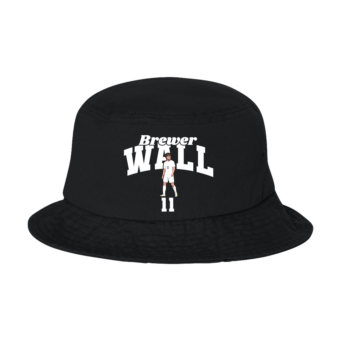 Bucket Cap — Signature Arch in Black