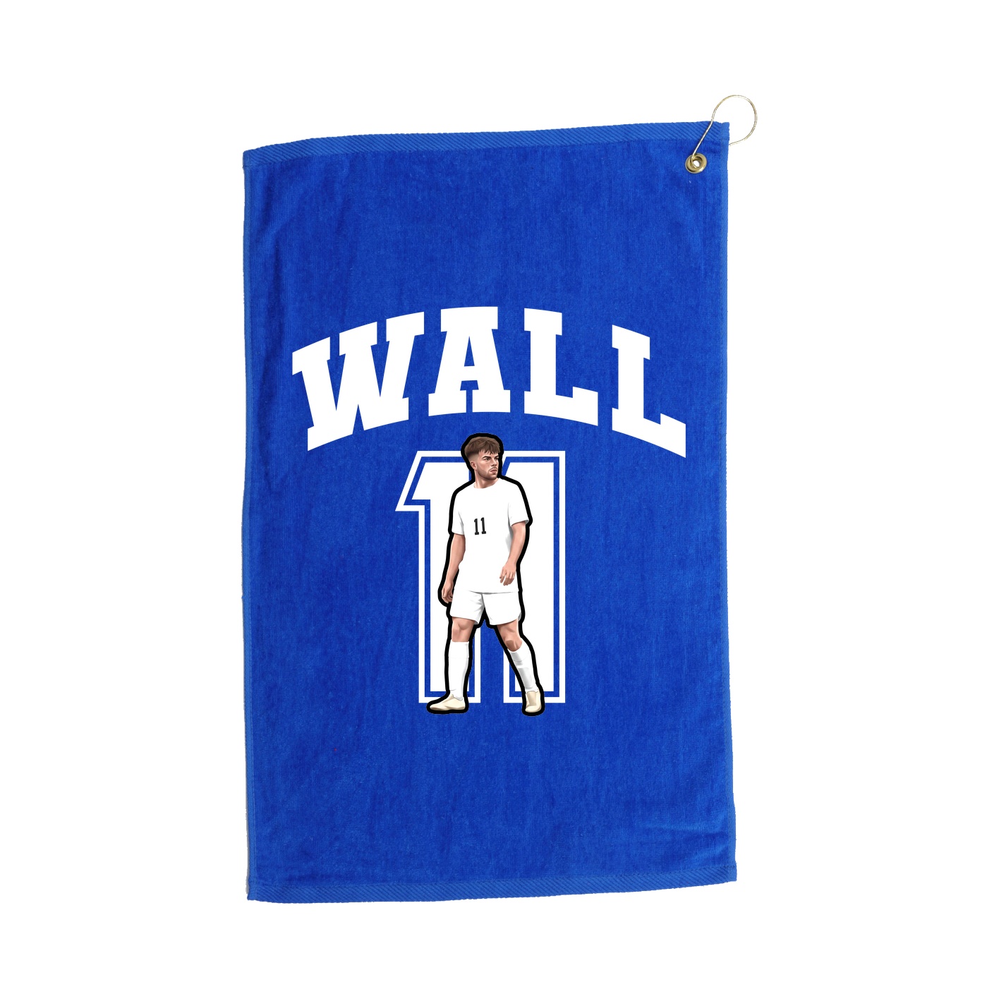 Golf Towel — Number in Royal
