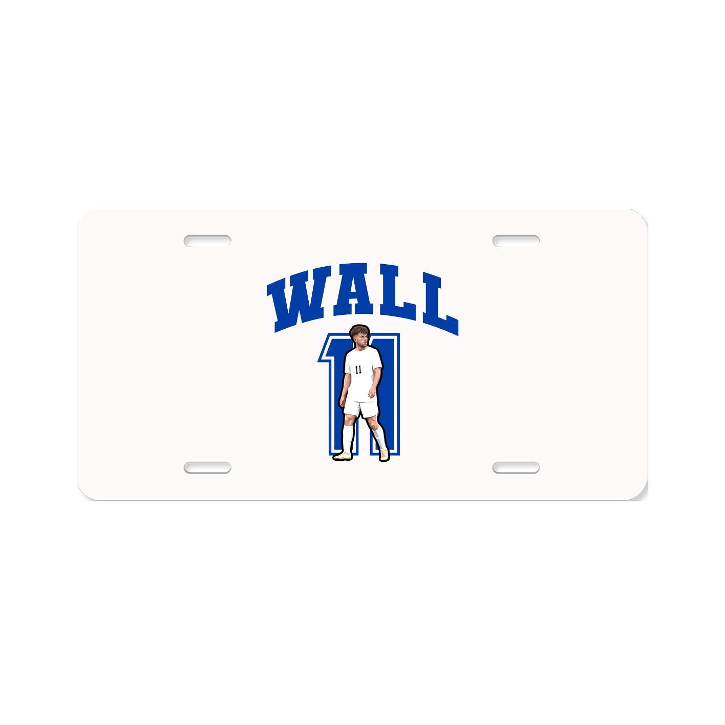 License Plate — Number in Classic