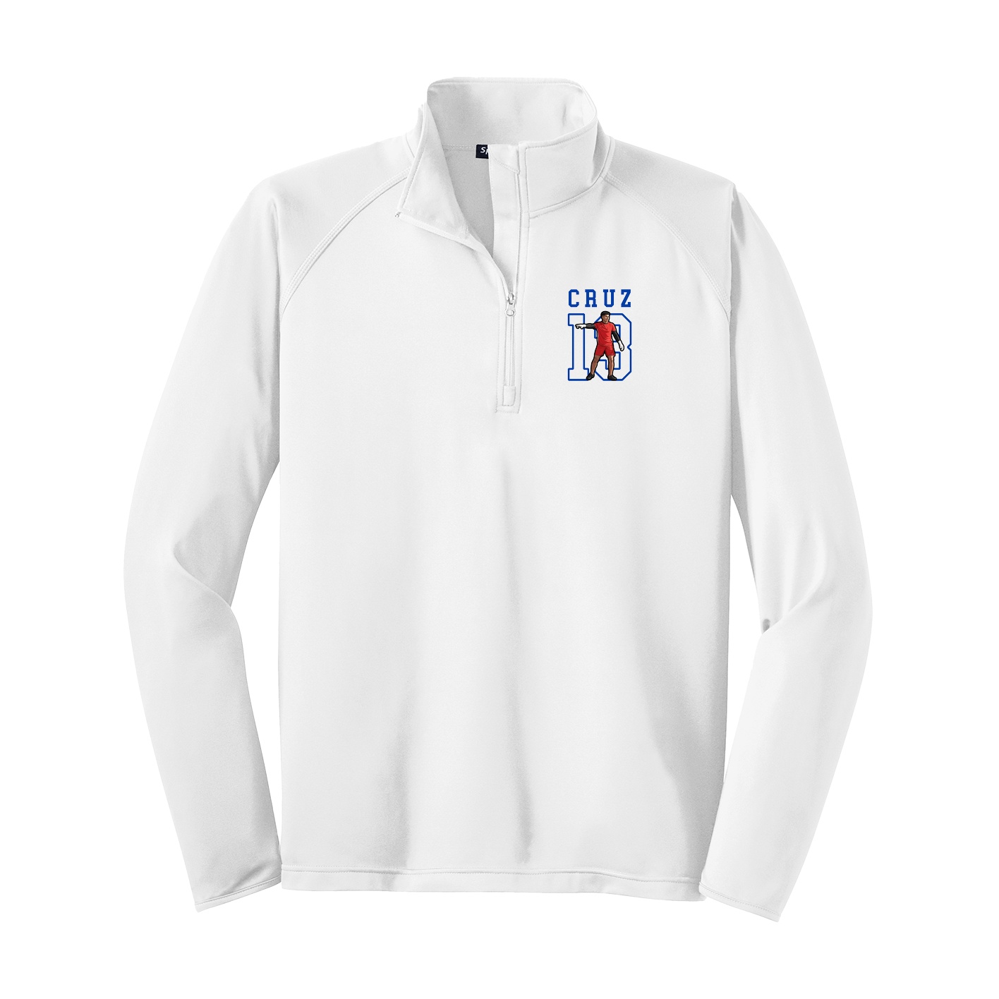 Q-Zip Pullover — Shirsey in White