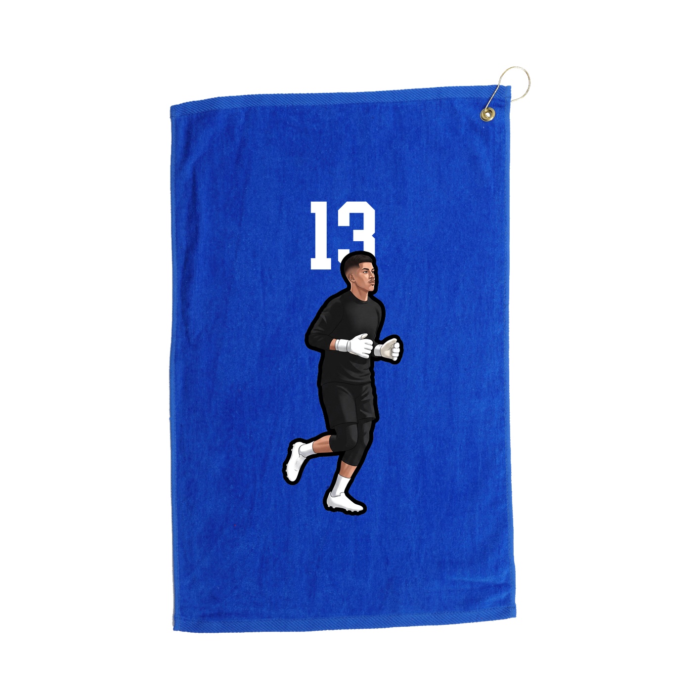 Golf Towel — Number Top in Royal