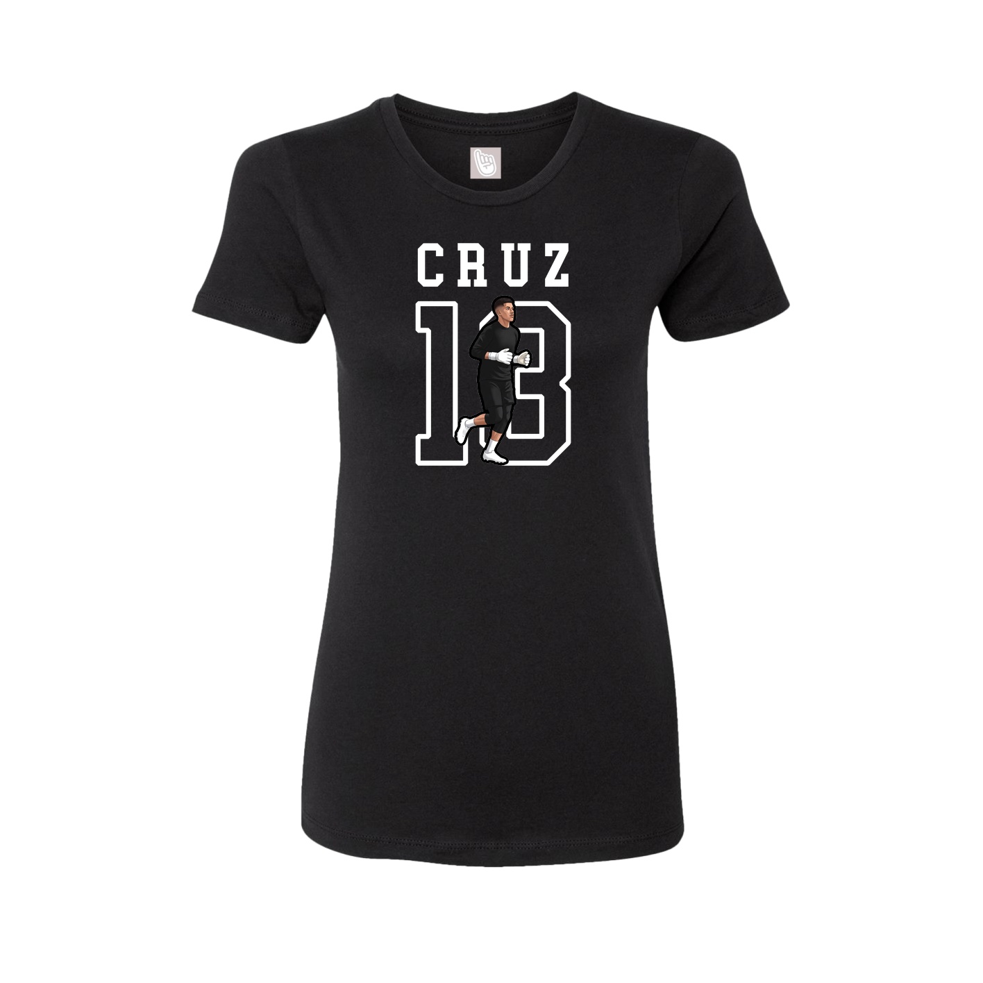 Fitted Women's Tee — Shirsey in Black
