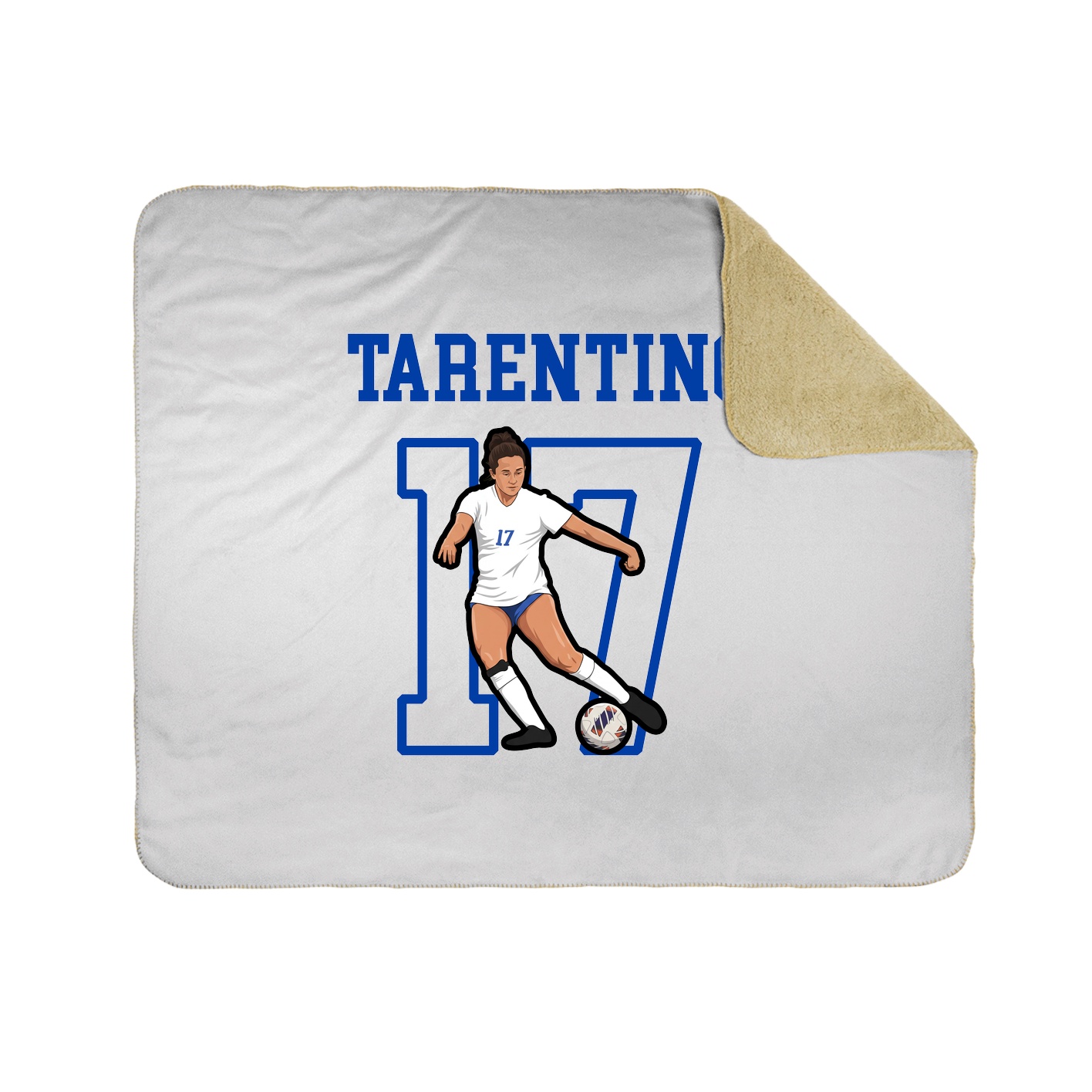 Throw Blanket — Shirsey in White