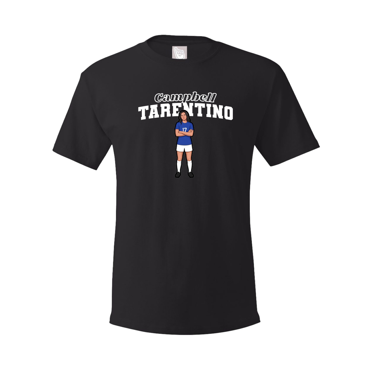 Youth Tee — Name Arch in Black