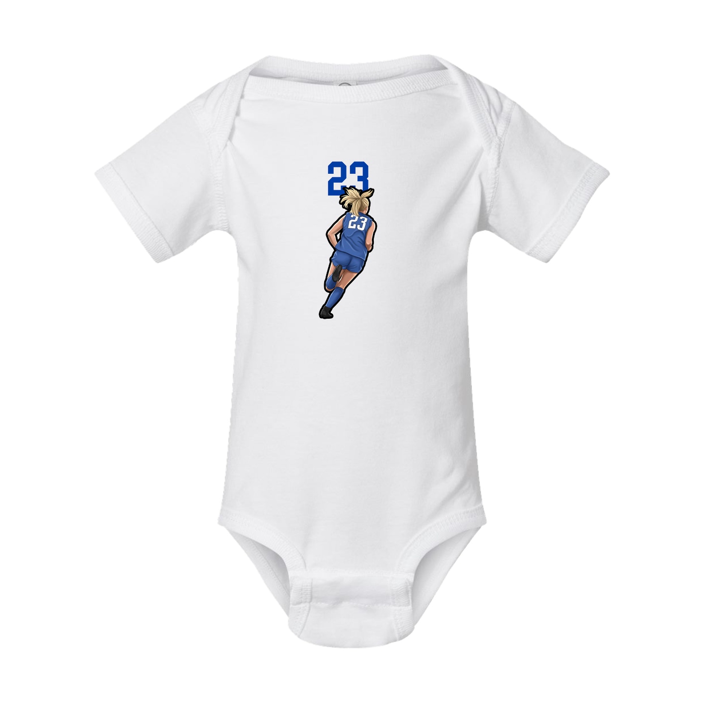 Baby Onesie — Number Top in White