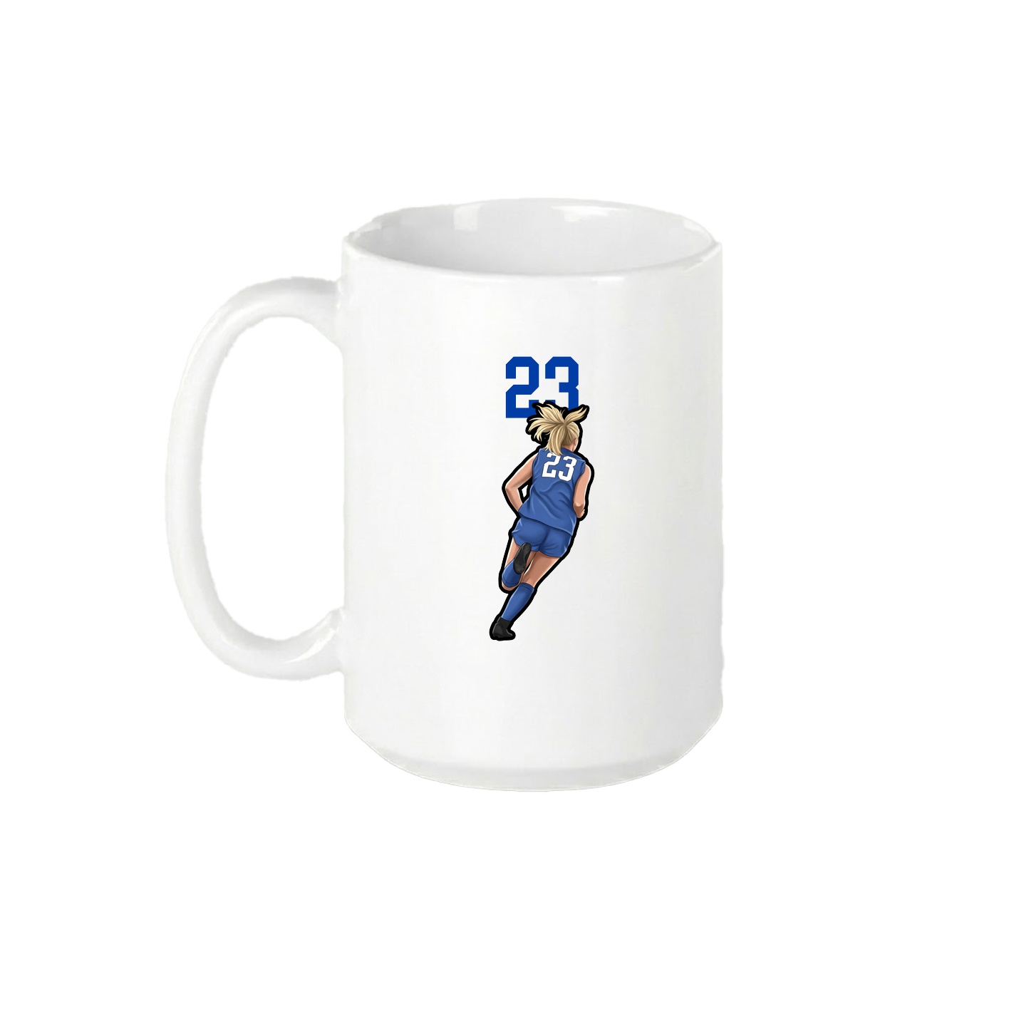 15oz Coffee Mug — Number Top in White