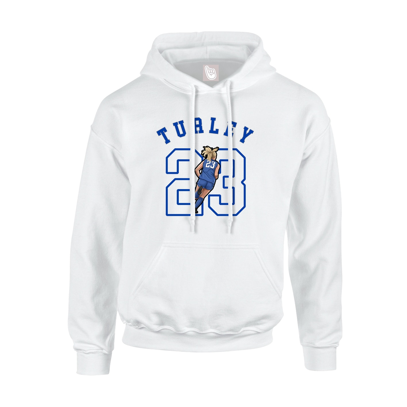 Youth Hoodie — Shirsey Arch in White