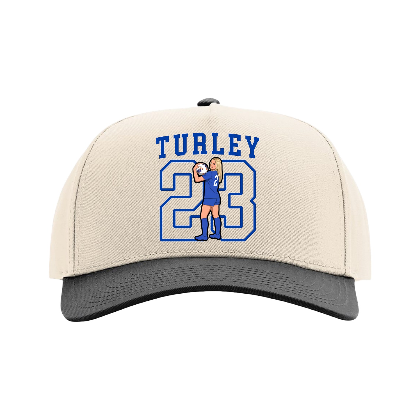 Full Fabric Five-Panel Champ Cap