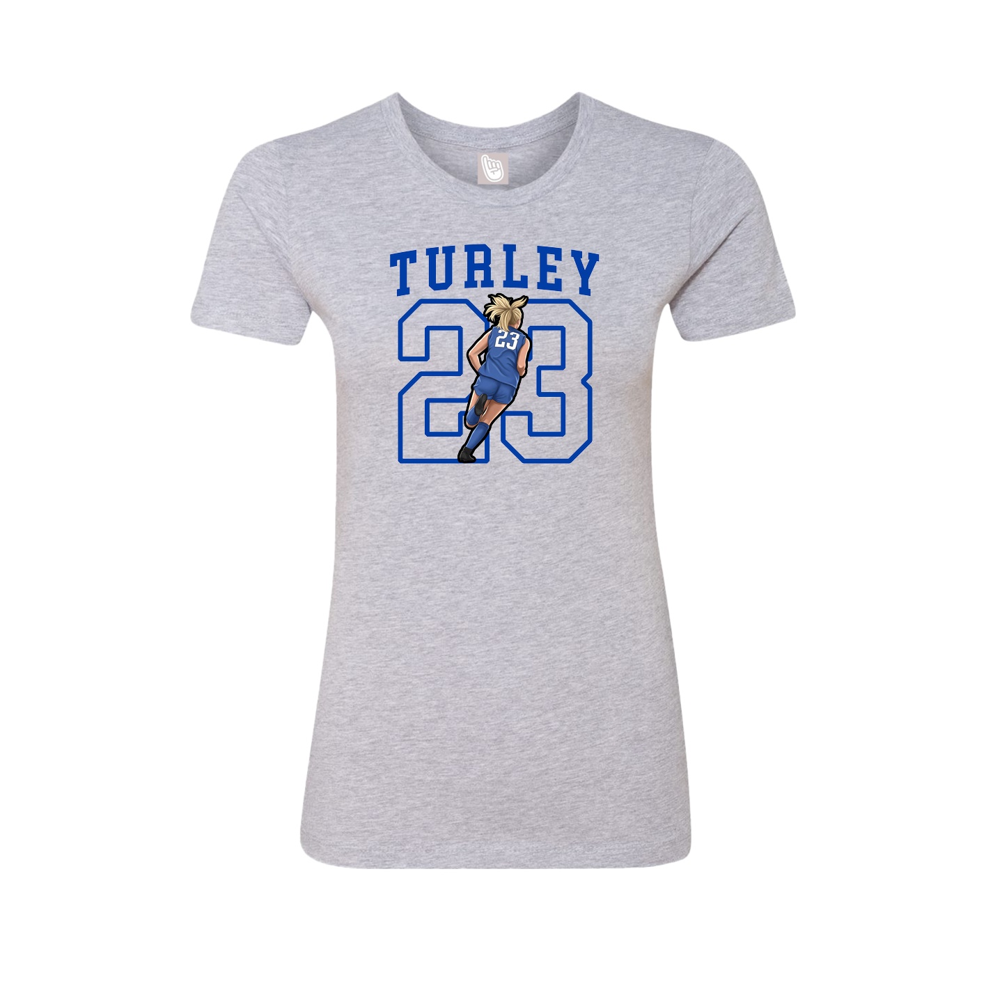 Fitted Women's Tee — Shirsey in Grey