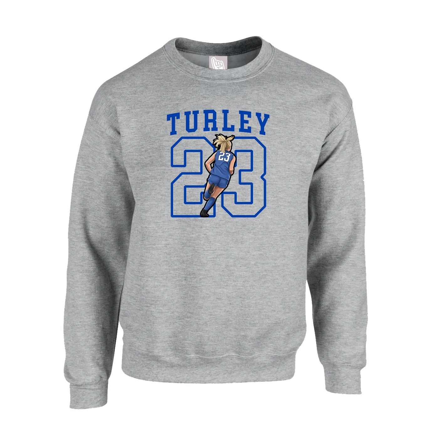 Fleece Crew — Shirsey in Grey