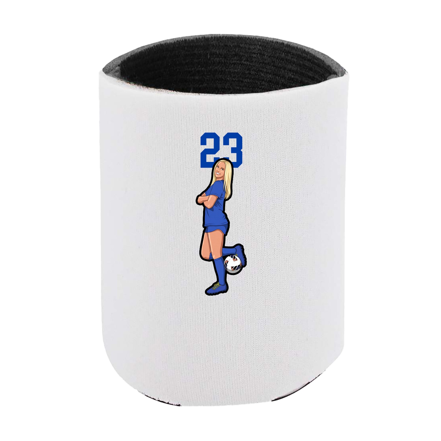 Can Holder — Number Top in White