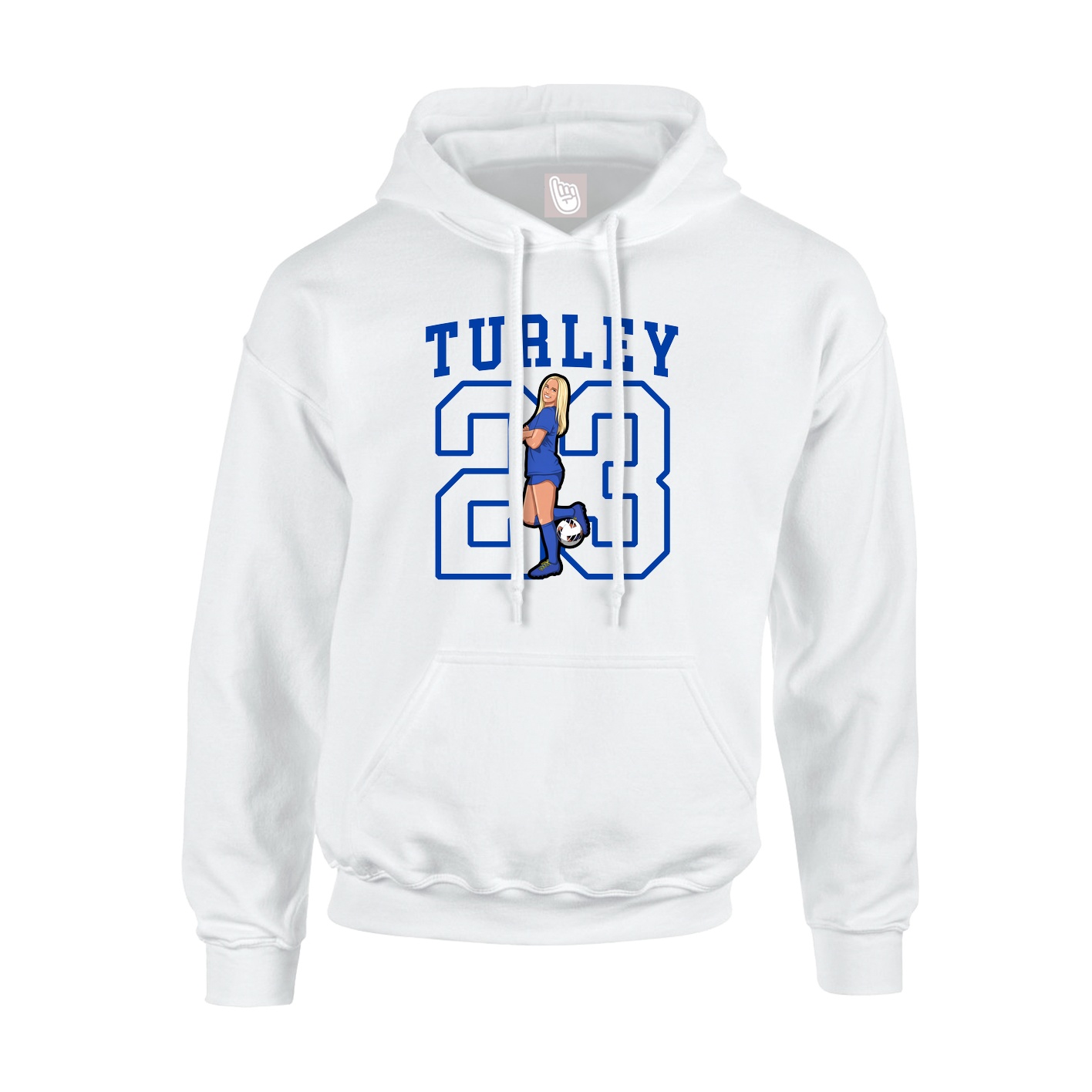 Hoodie — Shirsey in White