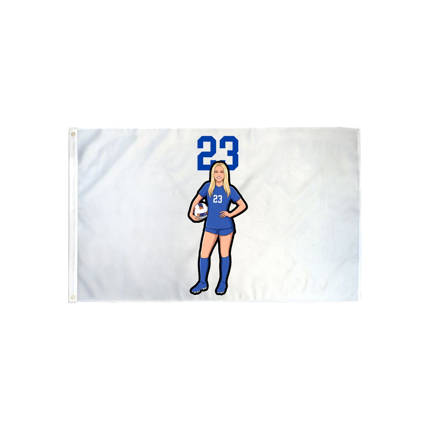 3x5 Flag — Number Top in Classic