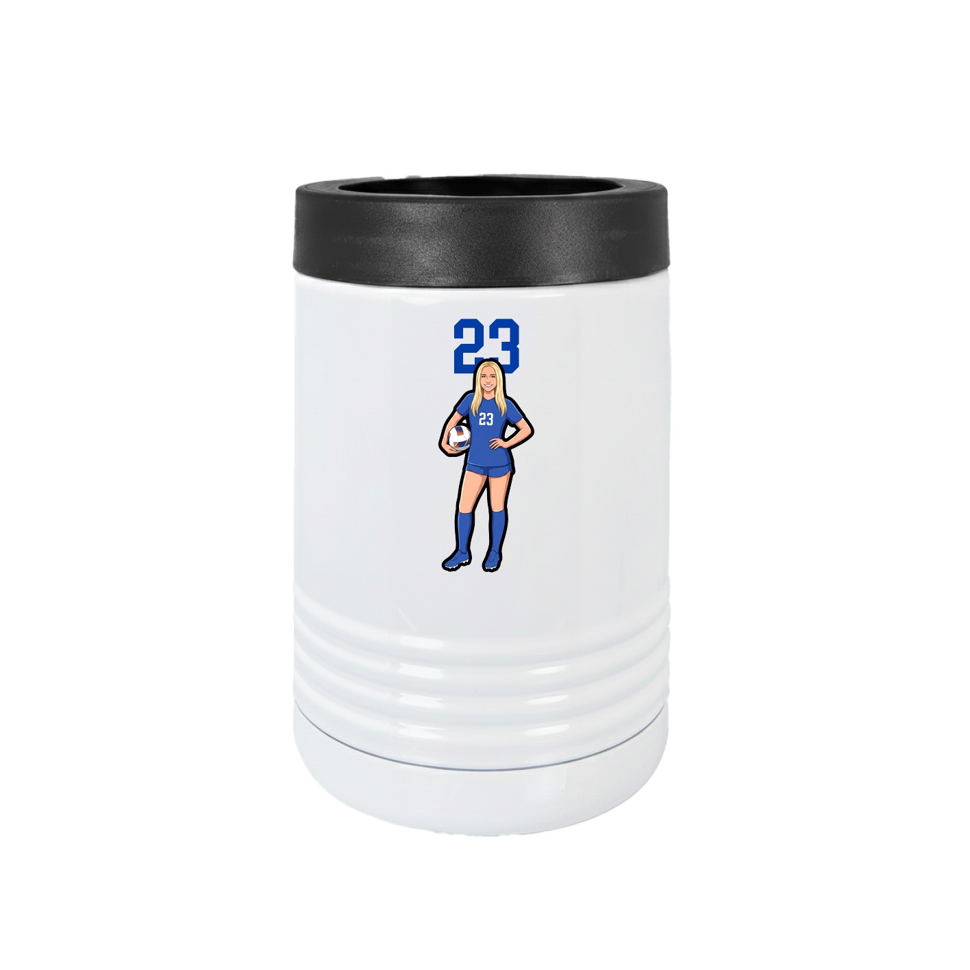 Beverage Holder — Number Top in White
