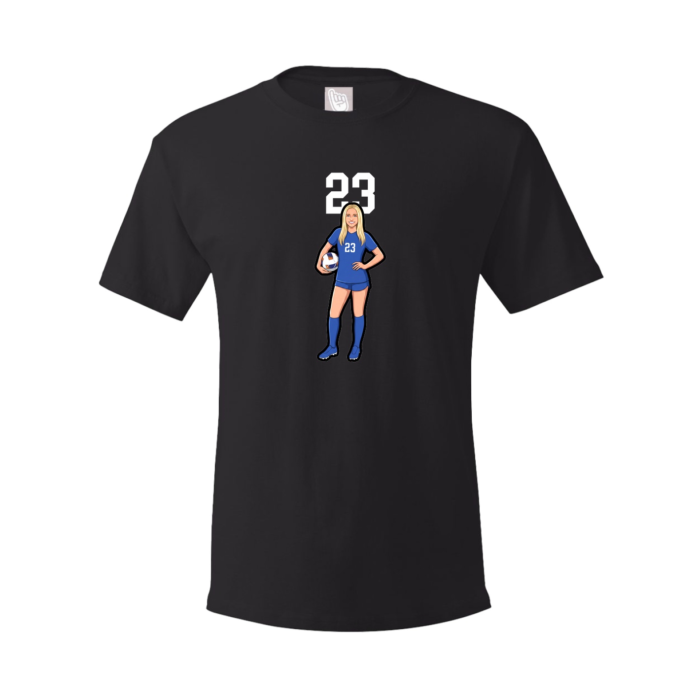 Tee — Number Top in Black