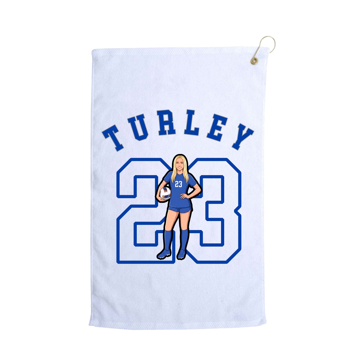 Golf Towel — Shirsey Arch in White