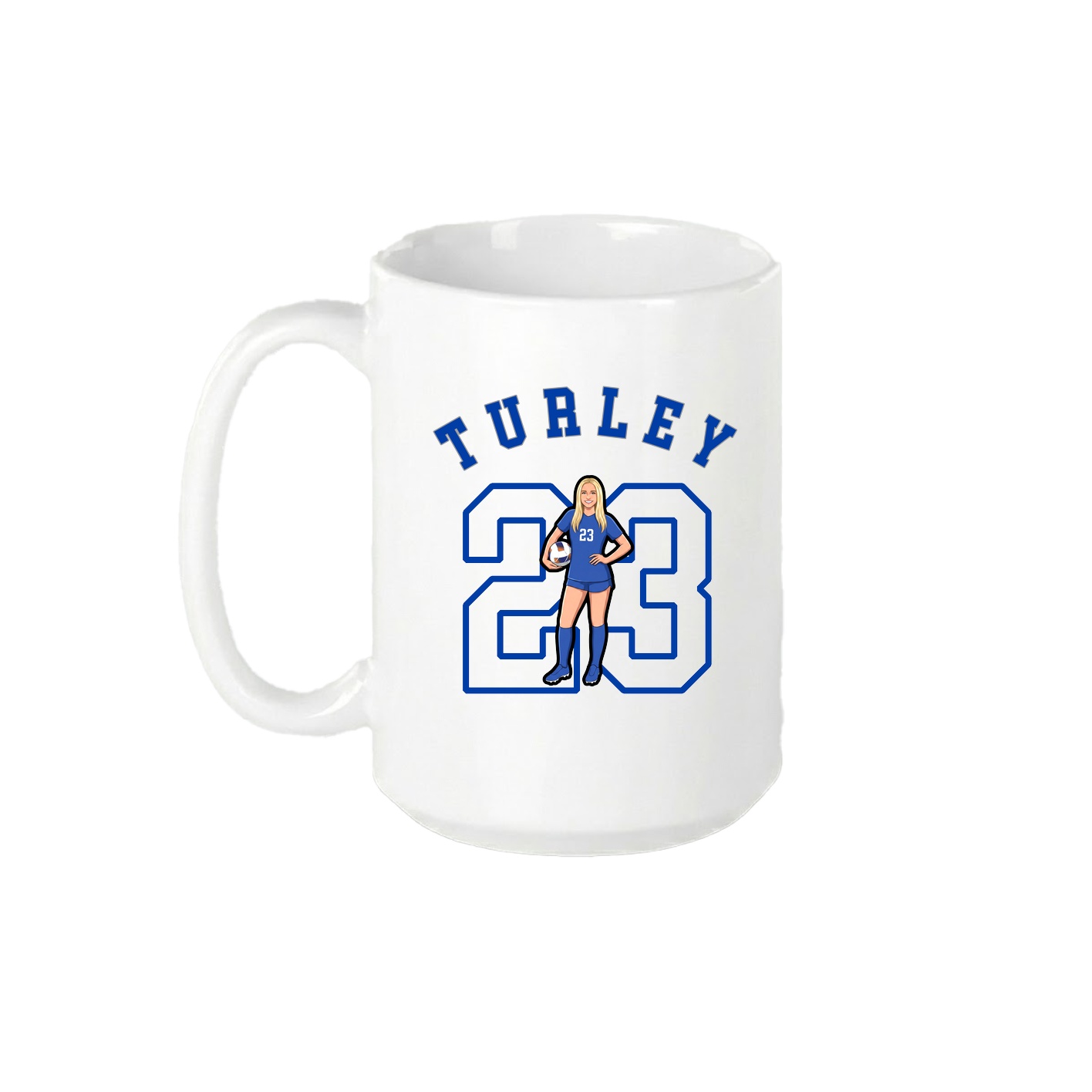 15oz Coffee Mug — Shirsey Arch in White