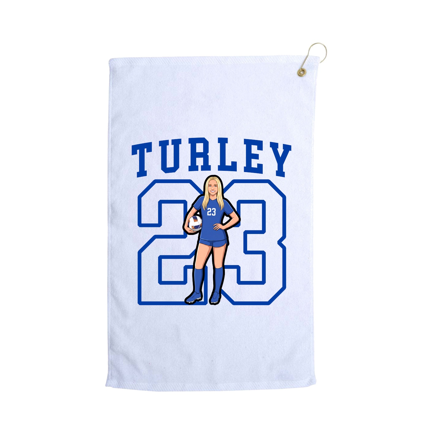Golf Towel — Shirsey in White