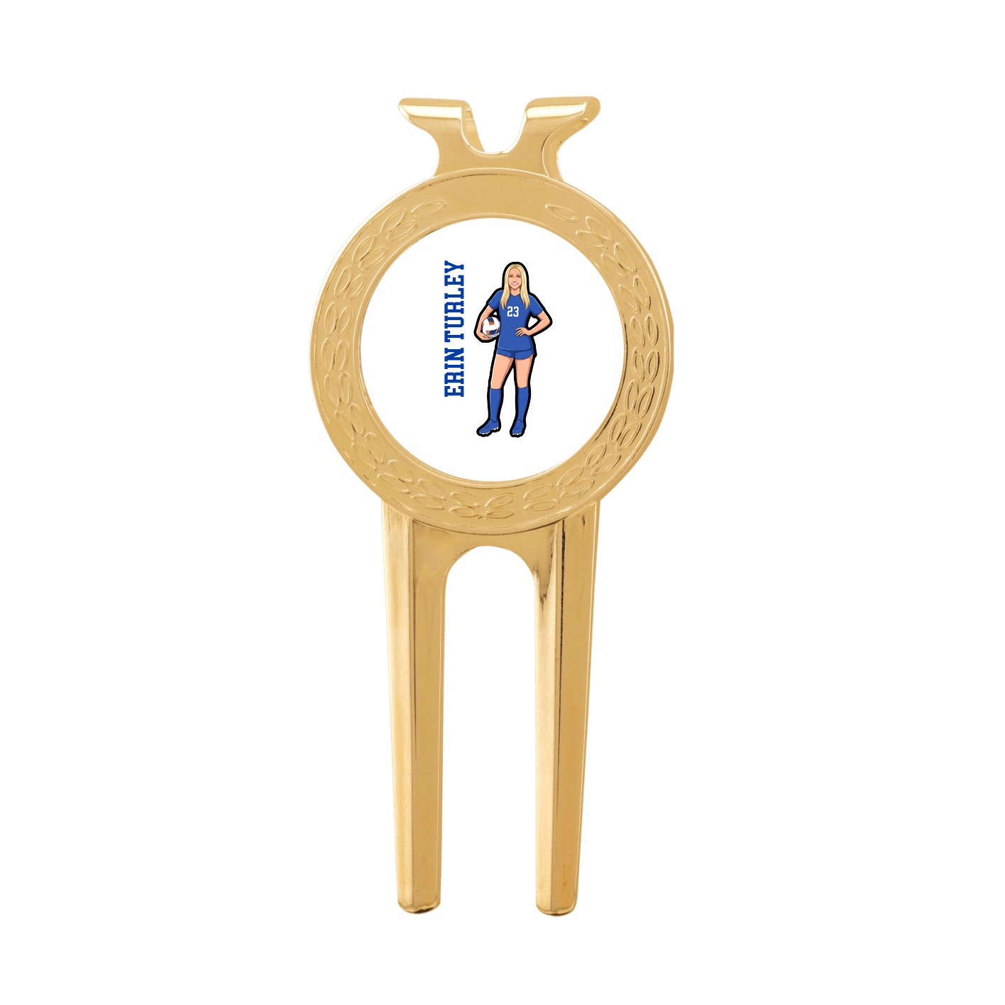 Divot Tool with Ball Marker — Name Vertical in Classic