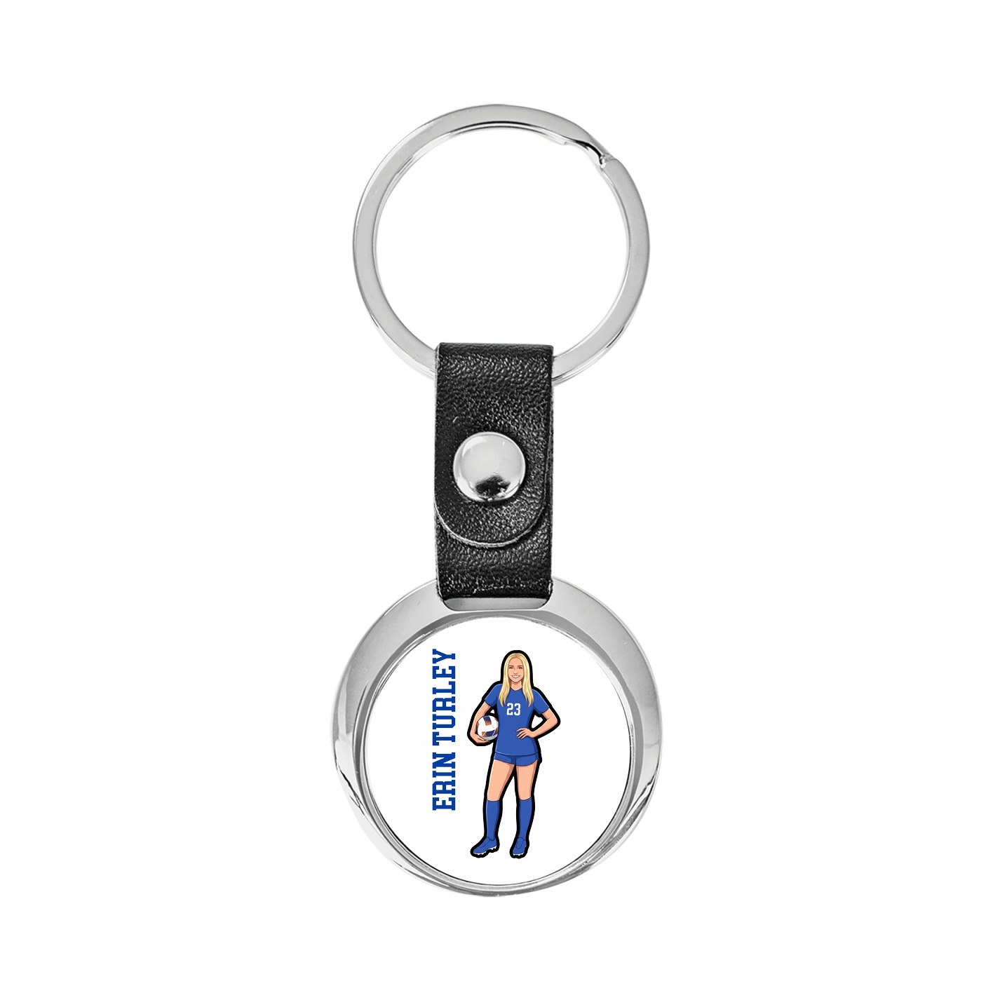 Key Chain — Name Vertical in Classic
