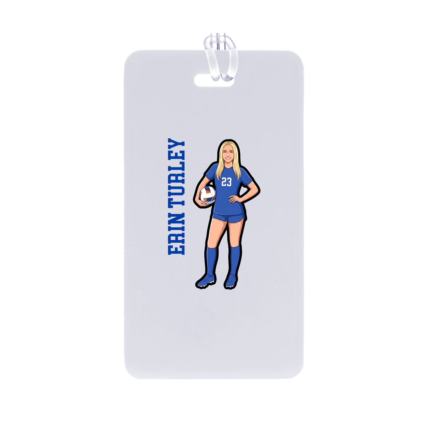 Bag Tag — Name Vertical in Classic