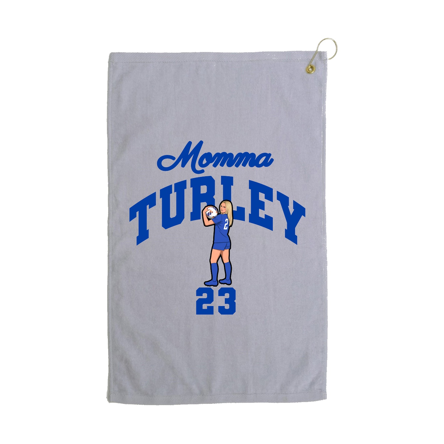 Golf Towel — Mothers Day Arch in Grey