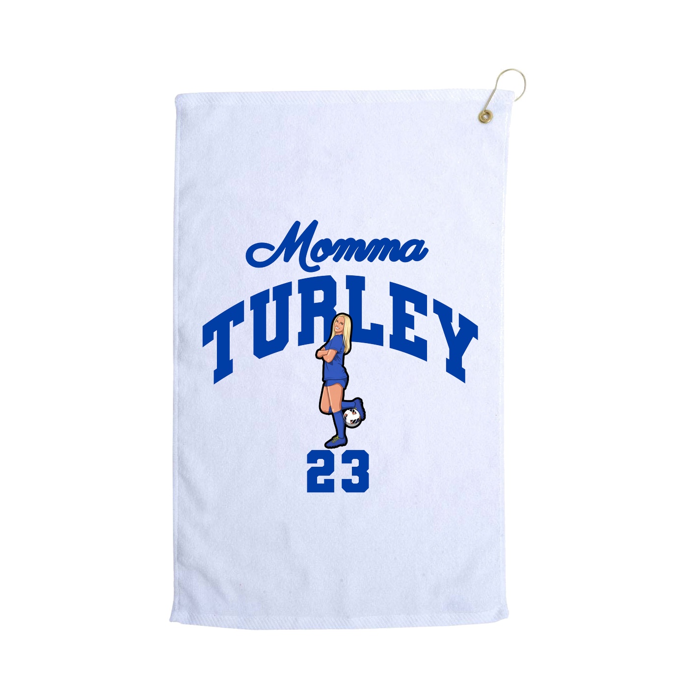 Golf Towel — Mothers Day Arch in White