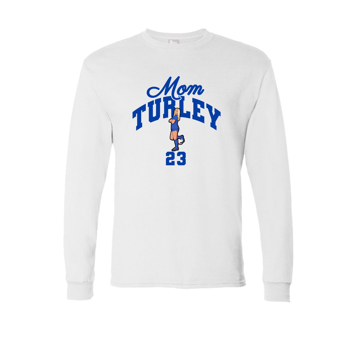 Long Sleeve Tee — Mothers Day Arch in White