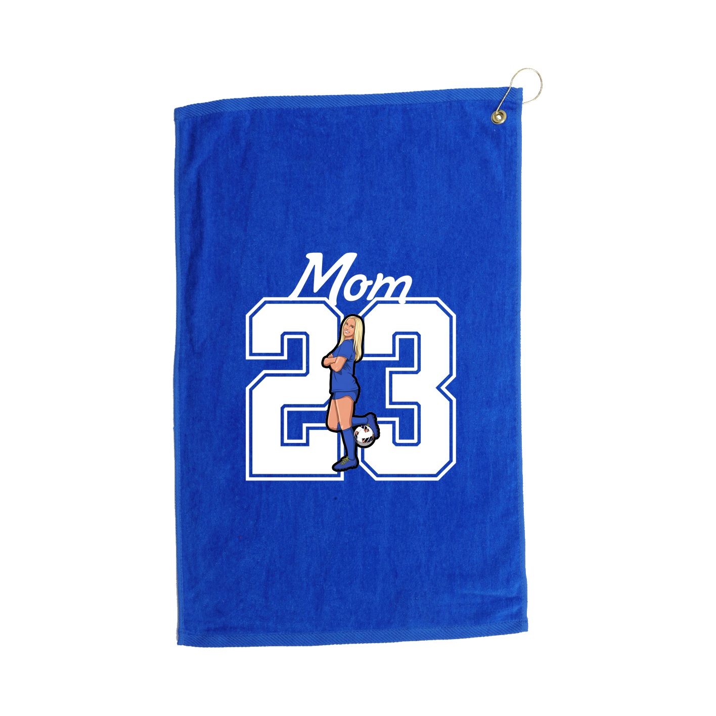 Golf Towel — Mothers Day Shirsey in Royal