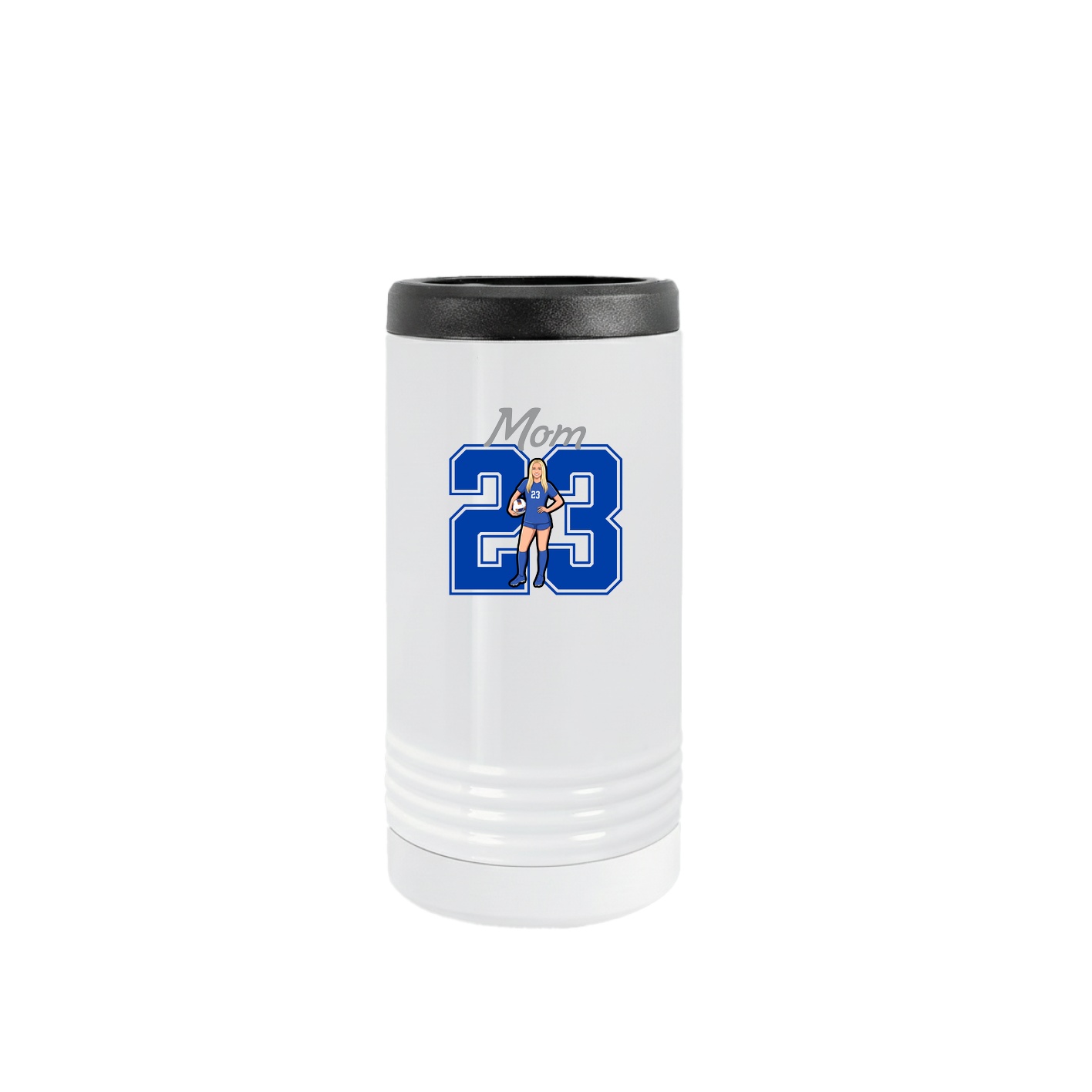 Slim Beverage Holder — Mothers Day Shirsey in White